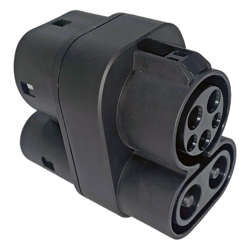 Адаптер для зарядки CCS1 на CCS2, переходник с американского стандарта на европейский, адаптер для быстрой зарядки, суперзарядка Tesla 250A DC