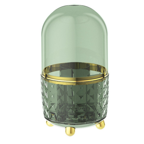 Cosmetic Storage Box Rotating Dustproof Makeup Brush Storage Tube Dressing Table Desktop Pen Holder Lipstick Eyeshadow Shelf 