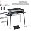 Simple installation models all have a luxury set barbecue grill (standard version + enamel fried pan + grilled chicken rack)