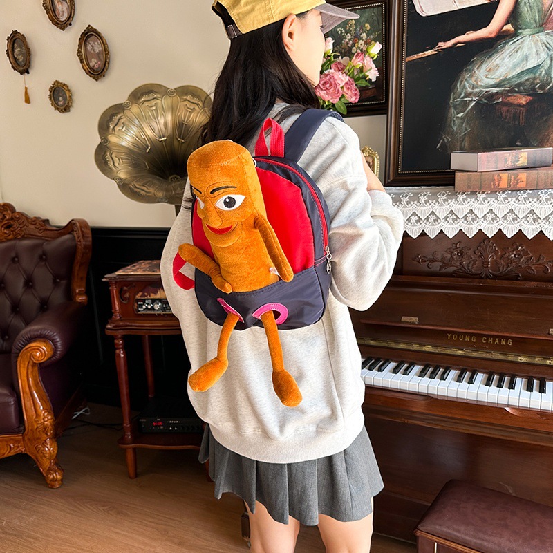 Amazon's New Shanhaijing Plush Backpack American Shanhaijing Spoof Plush Toy Doll Doll Bag