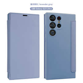 工厂批发S23ULTRA手机皮套S23U翻盖插卡手机壳S23保护防滑翻盖式