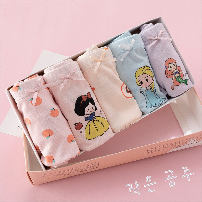 Children's underwear boxer Momo little princess cartoon summer girls boneless primary and secondary school girls pants manufacturers wholesale