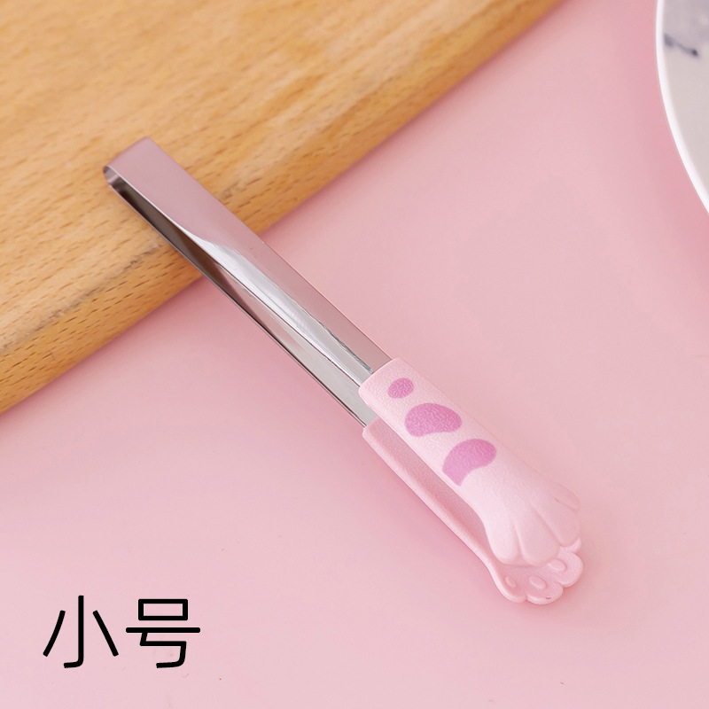 Lindo dibujos animados cocina garra de gato clip de alimentos de acero inoxidable clip de ensalada clip de barbacoa para hornear