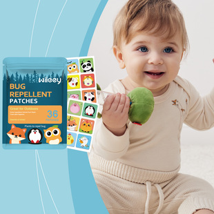 Wiieey Mosquito Repellent Patch Mild Herbal Fresh Waterproof and Sweatproof Home Travel Children's Anti-Bite Patch