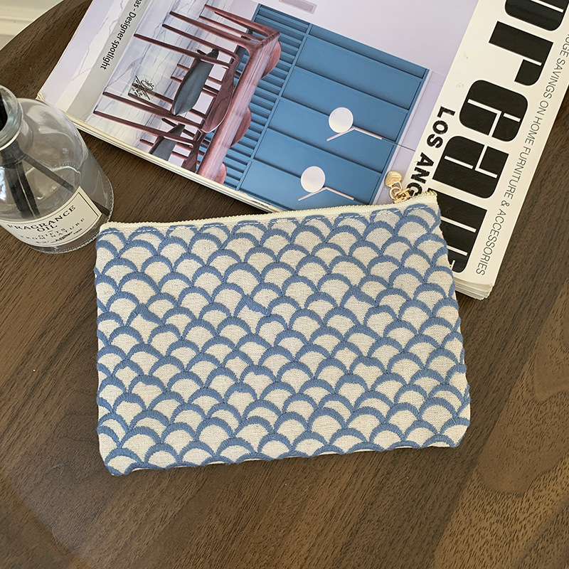 Matsuzawa ニッチ化粧品バッグカードバッグ刺繍ポータブル小銭入れインスタイルデータケーブルヘッドフォン小型収納袋|undefined