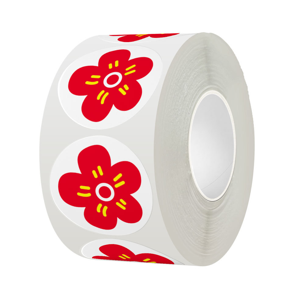 C345;25mm/500 pegatinas/rollo