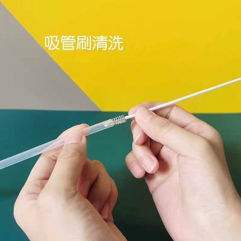 食品级硅胶吸管非一次性软管重复使用宝宝通用保温杯配件替换清洗|undefined