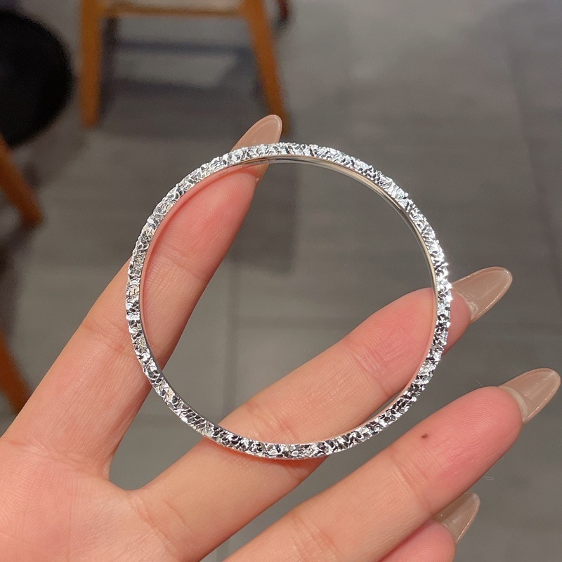 三面砕氷氷足銀9999純銀ブレスレット小衆デザイン中実銀ブレスレットネット赤新ブレスレットプレゼント|undefined