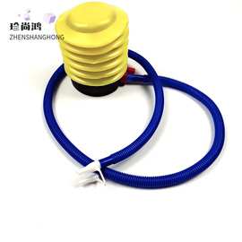 脚踩打气筒大号 汽球游泳圈充气筒 便携式4寸 瑜伽球脚踏气筒厂家