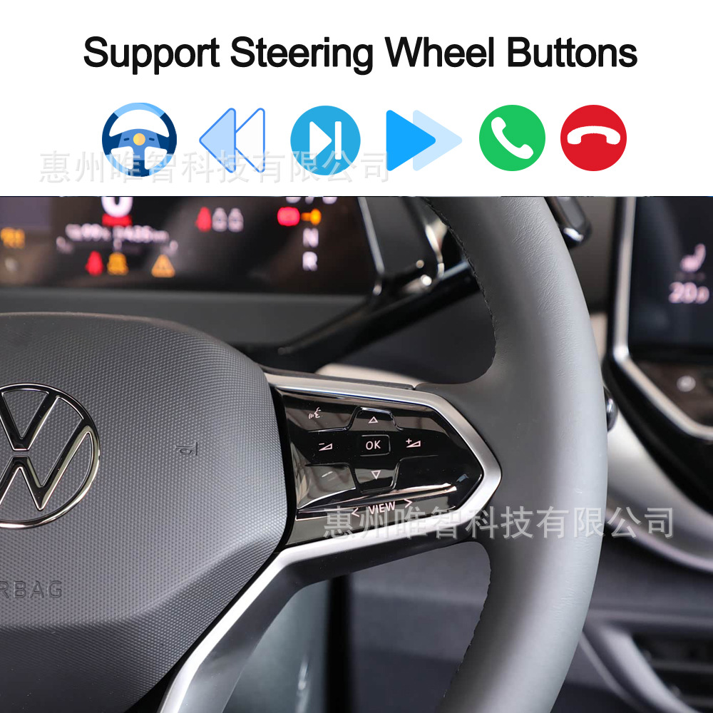 Volkswagen Id6 Id4 Wizcar M1 Google Waze Maps Spotify Music