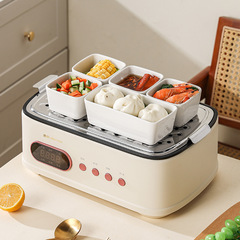 陶磁器の小さい方の碗の軽食の碗の鍋は材料の碗をつけて蒸します。