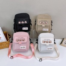 可爱卡皮巴拉小包包女日系卡通小清新学生单肩包出游小挎包手机包