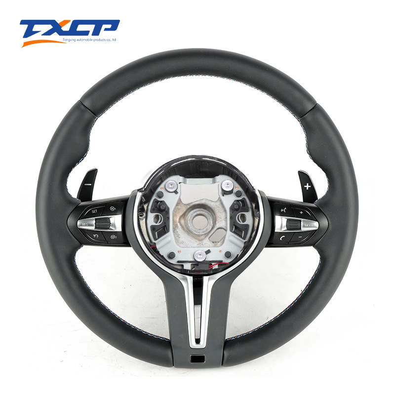 Applicable to BMW 1 Series 2 Series 3 Series 4 Series 5 Series 6 Series 7 series X1X3X4X5X6X5M full leather thong steering wheel