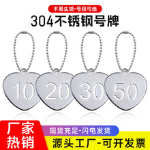珠链编号牌餐厅号码牌数字排队钥匙寄存麻辣烫叫洗浴手牌号牌批发