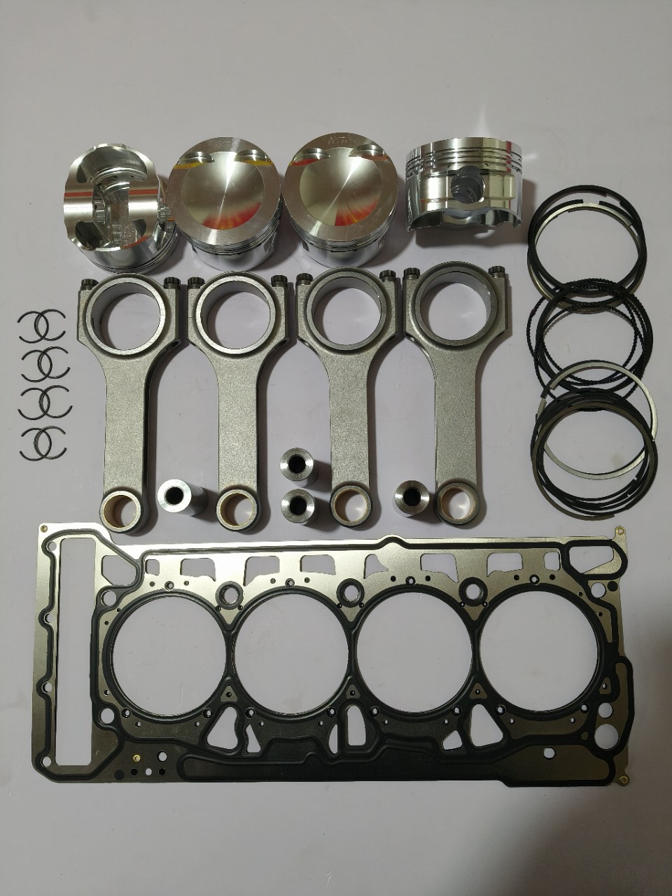 Ea888 Forged Connecting Rod Piston Kit, High Quality, Supports Thousands of Horsepower, Dedicated to Turbo Drift Engines