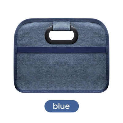 Car storage bag/box Box Foldableing Car Storage - navy-blue-322347cm