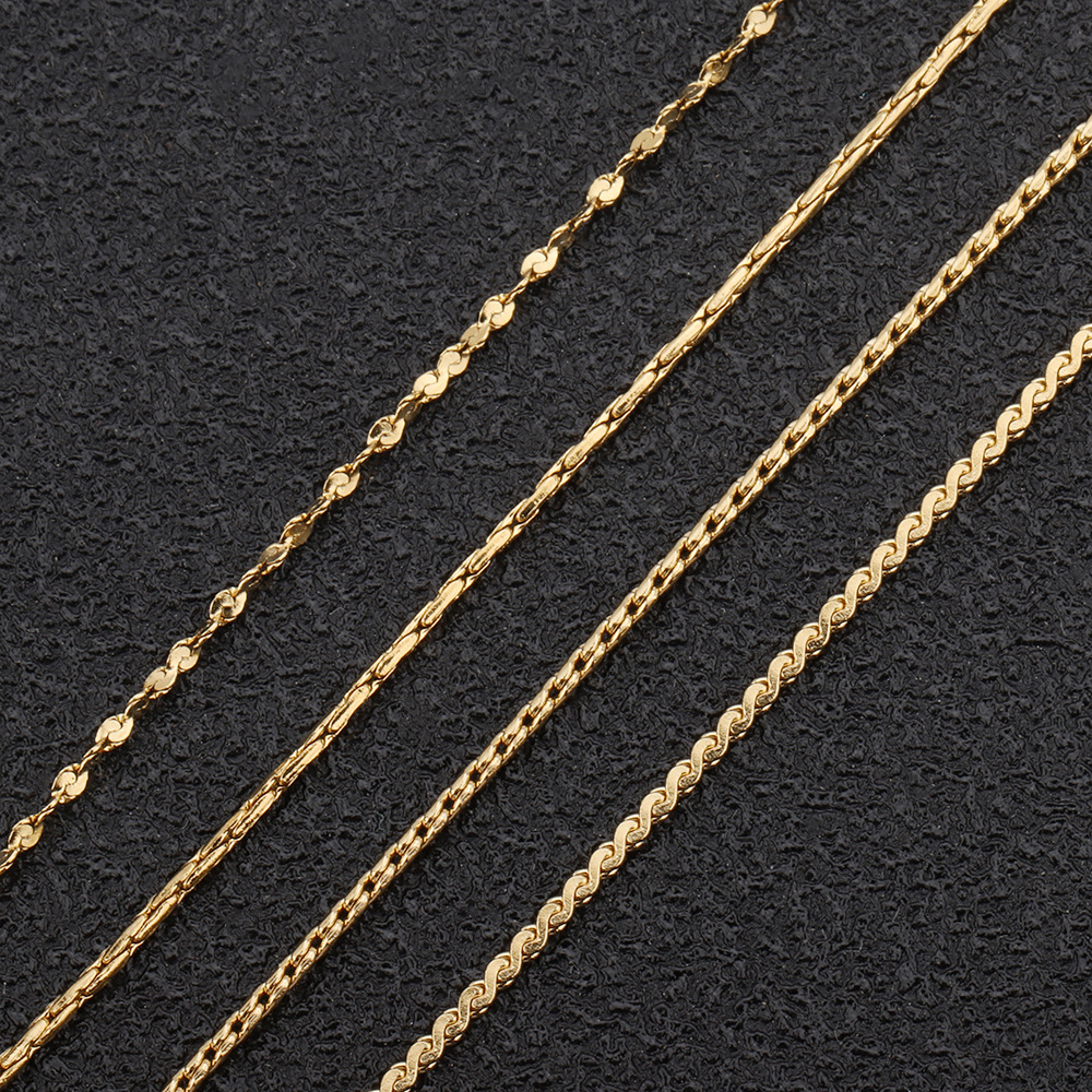 All Seasons Season 10 PCS/Package 304 Stainless Steel Chain Chain Retro Classic Style Solid Color