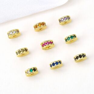 18K����ɫ育��Ȧֱ��ƽ���Ƭ�|Ƭ��׸���܇݆��diy�Ʒ���