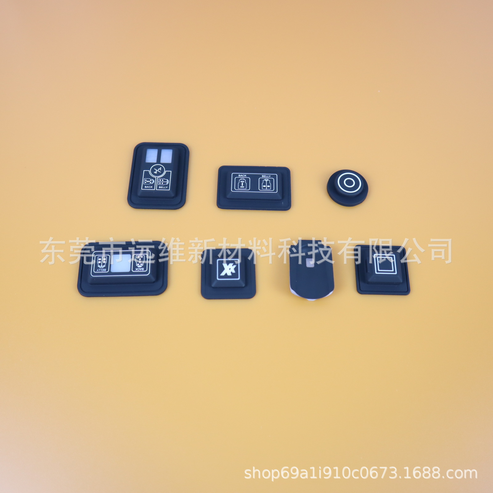 批发硅胶按键套遥控器硅胶按键套 硅胶按键垫 控制器硅胶按键钮片