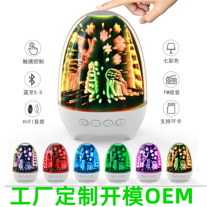 Fuente de fábrica personalizada altavoz creativo etiquetado procesamiento tws tarjeta de sonido OEM personalizado altavoz Bluetooth inalámbrico