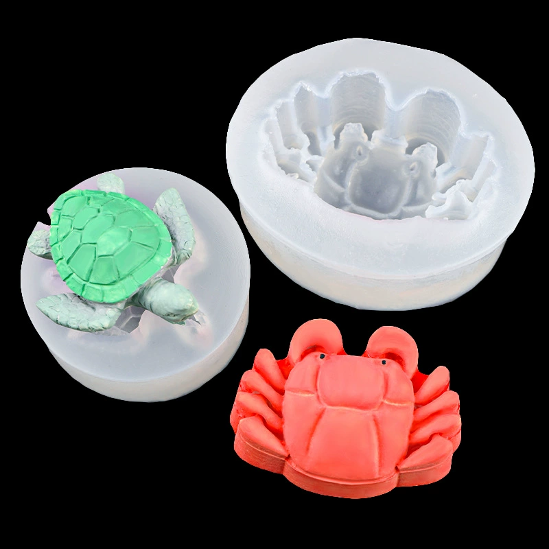 Compact silicone mold, acrylic fondant, slime, DIY