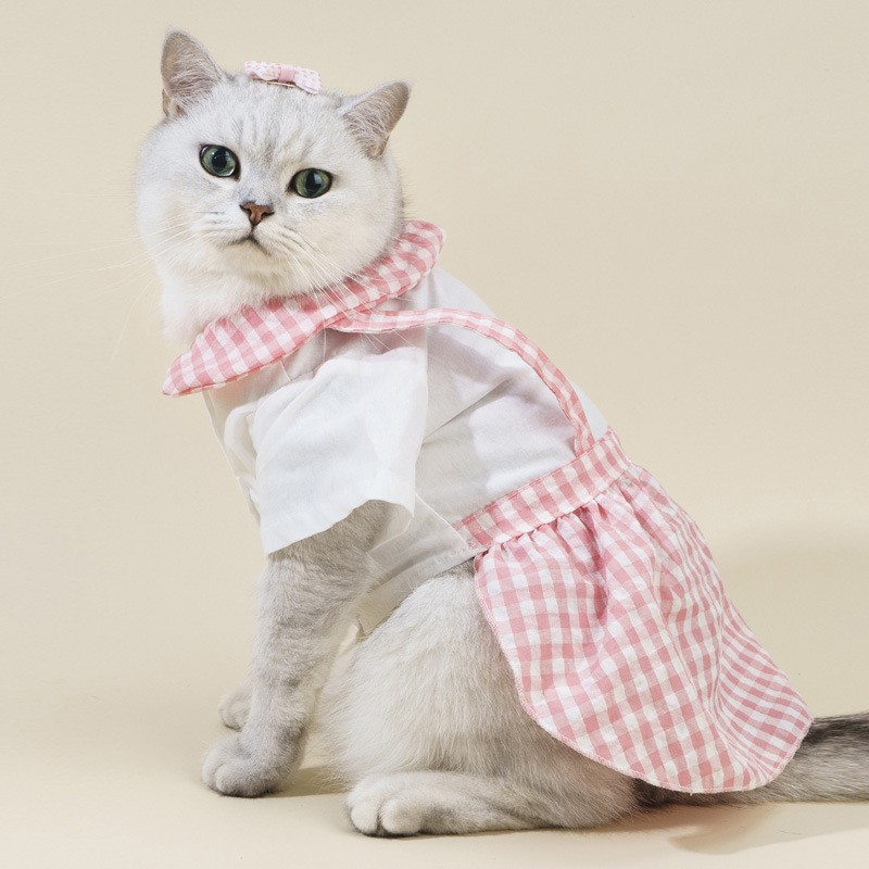 Pastoral Cotton Ditsy Floral Pet Clothing display picture 7