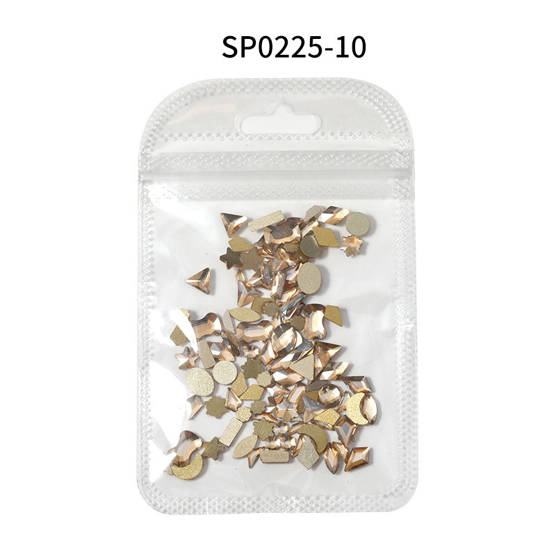 10 # en bolsas de diamantes de forma especial (Champagne)