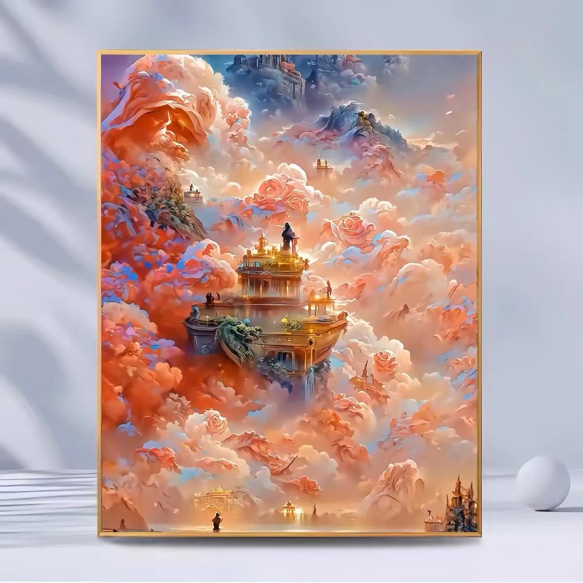 [Pequeño al por mayor] pintura al óleo digital di relleno de pintura acrílica simple pintura decorativa de alto nivel con selección de cabello al por mayor