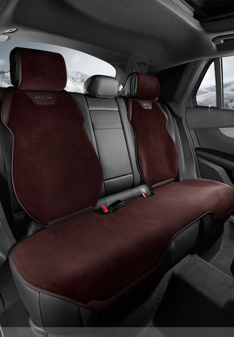 Plush Cushion Half-Pack Seat Cover Velvet Car Seat Cushion Winter Seat Cover Cross-Border E-Commerce Hot Selling Car Seat Cushion