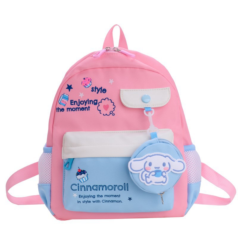 2025 primavera niños mochila de moda ocio niñas jardín de infantes viaje caricatura lindo mochila