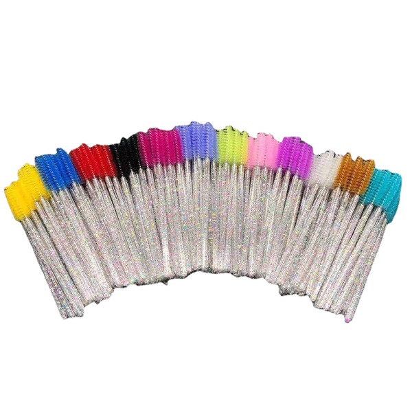 Disposable nylon curly brush for eyelashes