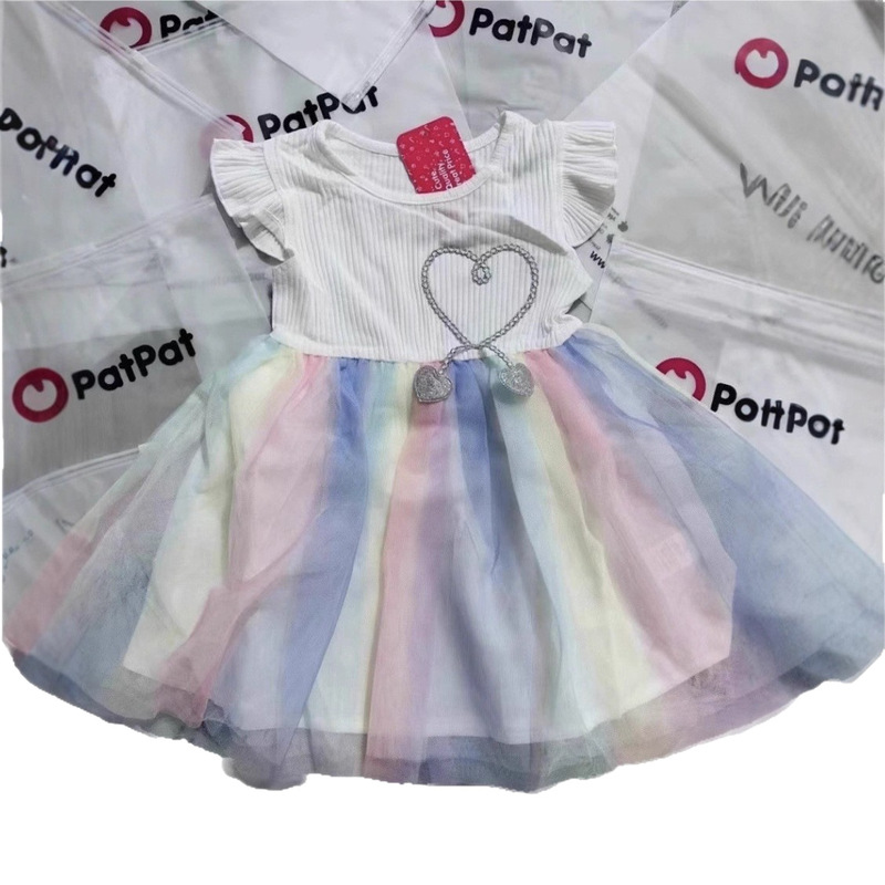 patpat 越境貿易夏のホットセールかわいいファッショントレンドソフトで快適な男の子と女の子のスーツ混合卸売|undefined