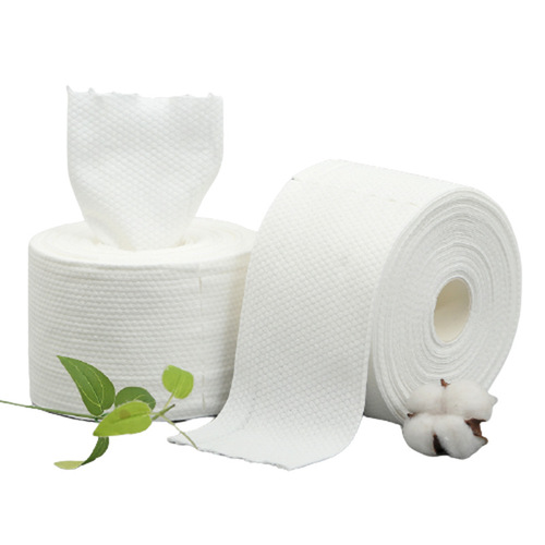 Single-use face towel roll face cleaning tissue cotton soft wipe beauty salon thick roll women's makeup removal towel