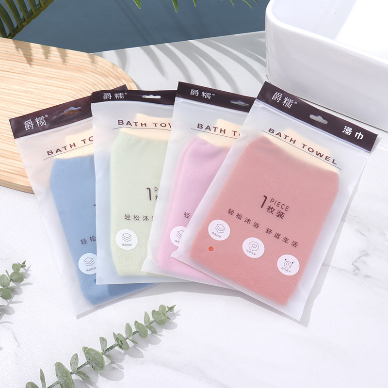 泥をこするバスタオル、厚くほこりを拭くバスタオル、背中をこする手袋、家庭用背中をこする厚く拡大した両面バスタオル|undefined