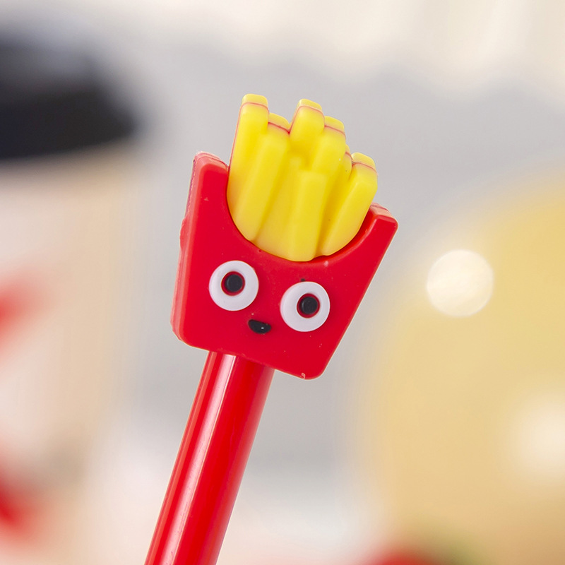 Lindo creativo de comida rápida hamburguesa Helado Gel Pen estudiante papelería al por mayor junio 1 final regalo Navidad