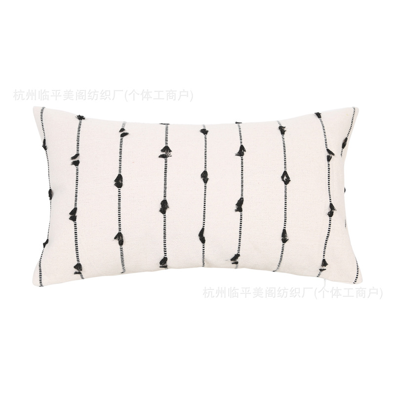 Estrias cortar flores abrazar almohada funda simple moderna almohada en casa sala de estar sofá respaldo sala de modelo almohada de alojamiento