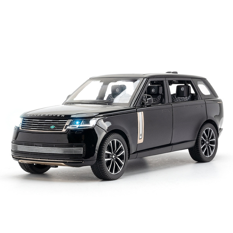 (Packed in a Foam Box) Simulated 1:24 Scale Authentic Land Rover Range Rover Sv 2022 Alloy Suv Car Model Ornament