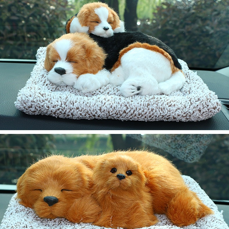 Decoraciones para el interior del coche con diseño de gatos simulados, bolsas de carbón de bambú, adornos de perros simulados, artículos y suministros de carbón activado al por mayor. image 5