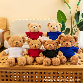 可爱小熊公仔泰迪熊玩偶毛绒玩具布娃娃活动送客户礼品可印logo