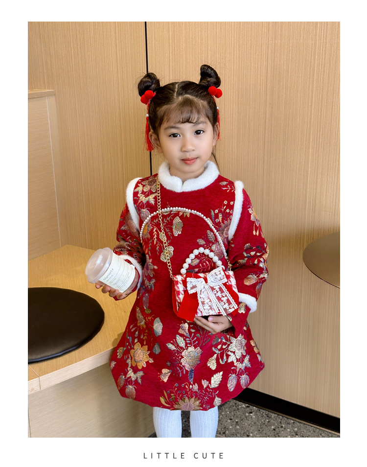 Women's Cotton And Linen Plaid Cherry Bow Knot Cute Beading Pearls Shell Flip Cover Crossbody Bag display picture 19