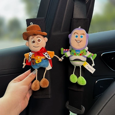 Buzz Lightyear və Woody Avtomobil Təhlükəsizlik Kəməri Çiyin Yastıqları, Avtomobil Bəzəyi