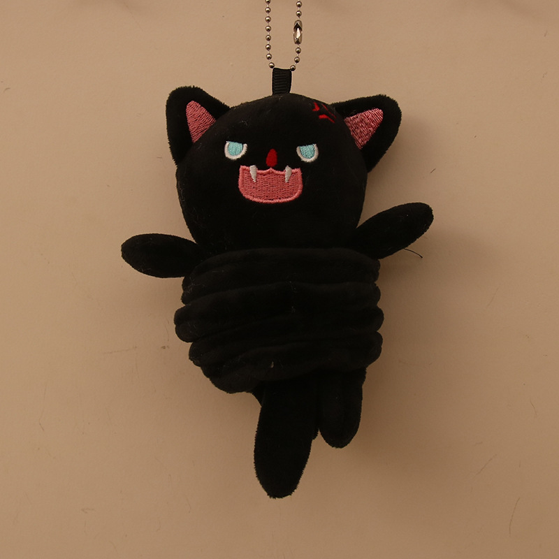 Red de celebridades lindo resorte langosta colgante peluche muñeca gatito perro bolso colgante llavero muñeca