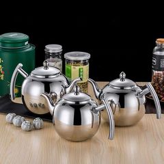 ステンレスコーヒーポットのオリーブポットの銀珠ポットのティーポットのフィルター付きホテルレストランの冷たい水筒メーカーの卸売り