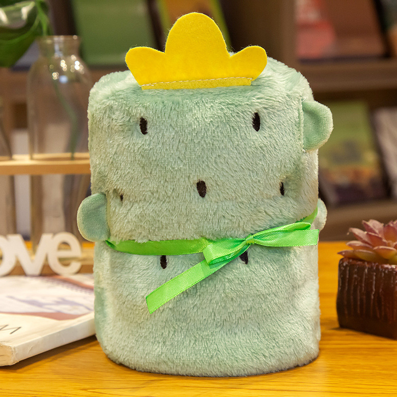 Manta de bebé de dibujos animados manta de franela manta de terciopelo de doble cara para niños oficina de otoño e invierno aire acondicionado manta de siesta