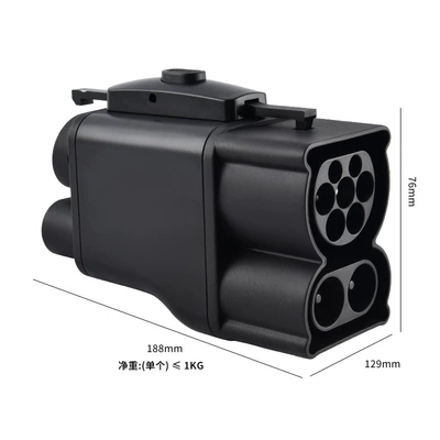 Customized Conversion Adapter Ccs2-Gbt300/400A, Elektrikli avtomobil şarj cihazları - acdc-ozm1-european-to-american-400a