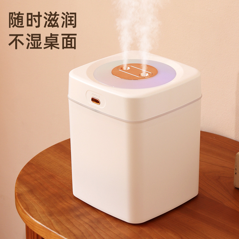 クロスボーダー寝室家庭用大スプレー加湿器ダブルスプレーusb大容量静音デスクトップアロマ空気加湿器|undefined