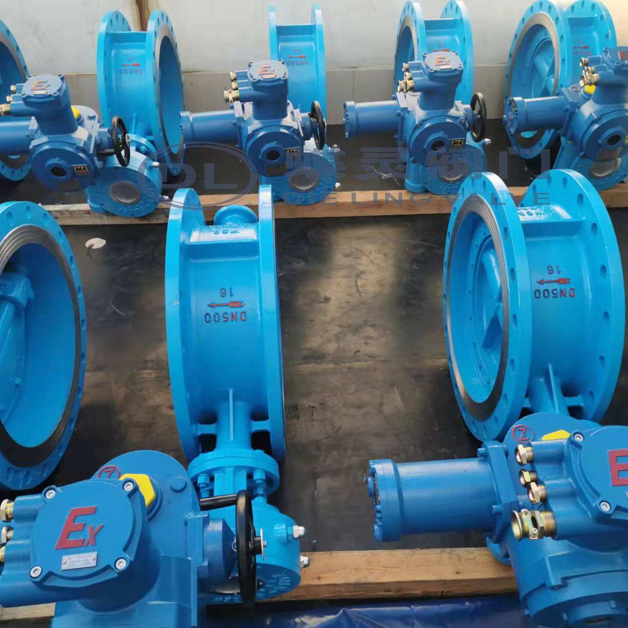 DN1100矿用防爆电动瓦斯阀 WSD941X-10/16瓦斯用隔爆电动蝶阀