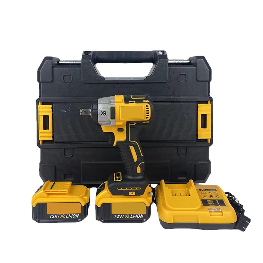 Directo de fábrica transfronterizo sin escobillas llave de impacto de litio DCF880 estilo de litio portátil llave eléctrica herramienta