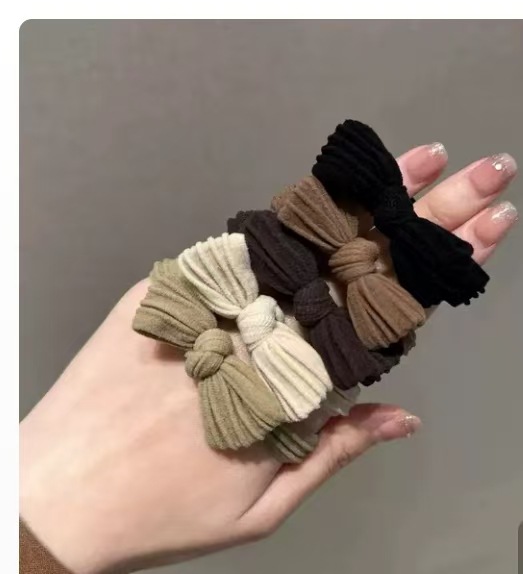 Nueva belleza de maquillaje negro pequeño clip bola cabeza fija joyas populares clip para el cabello anillo para el cabello banda para el cabello image 10