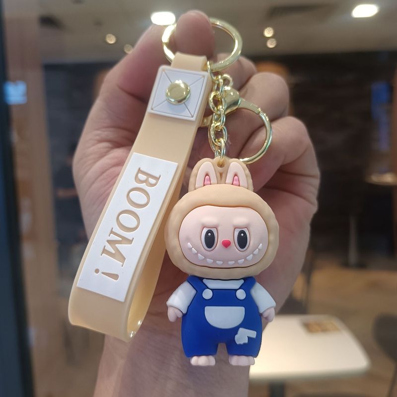 クリエイティブホットスタイルラブブキーホルダー漫画リトルシープペンダントおもちゃベビーグラバーかわいいキーチェーンリング卸売|undefined